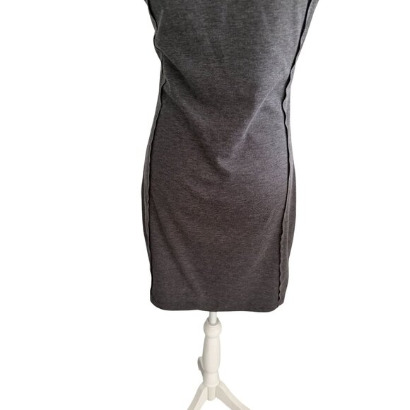 DESIGUAL Multicolor Gray Logo Script Mini Dress Size Medium - Picture 6 of 11